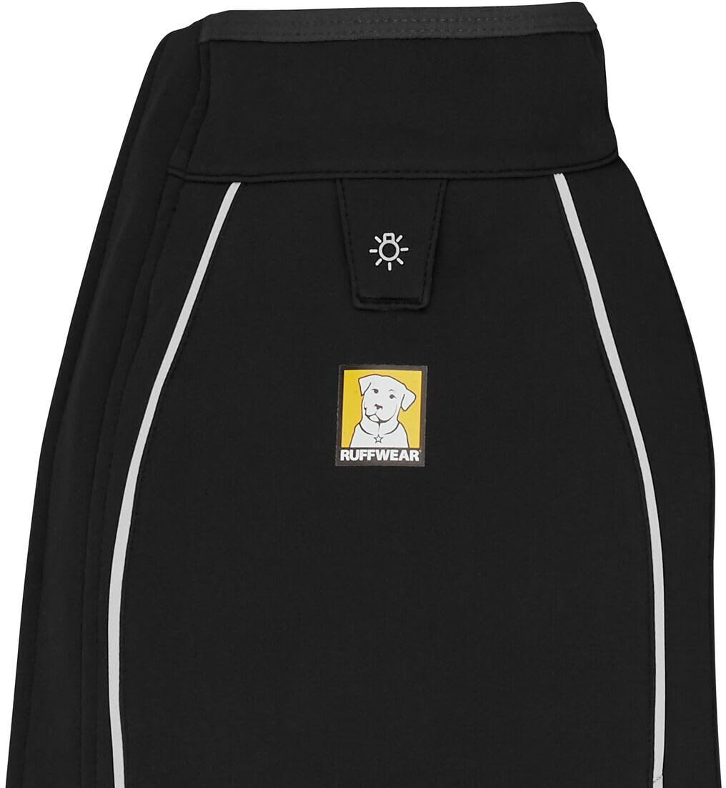 RUFFWEAR Chaqueta de Abrigo de Perro, Cloud Chaser, Resistente a la Intemperie, Protege a tu Perro del Frio, Obsidian Black, XXS
