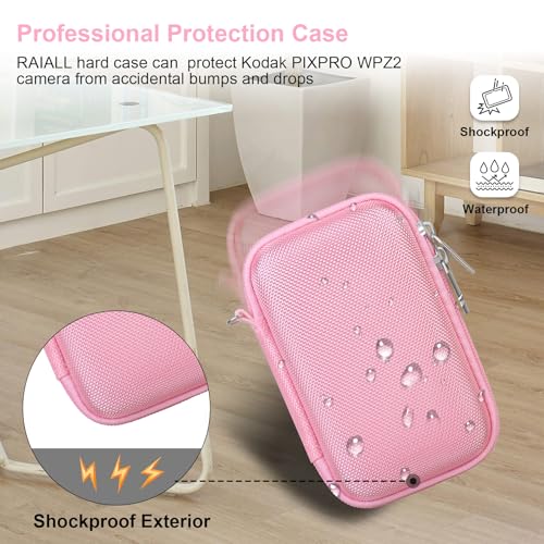 Funda rígida para cámara Kodak Pixpro WPZ2 Rosa miniatura 6