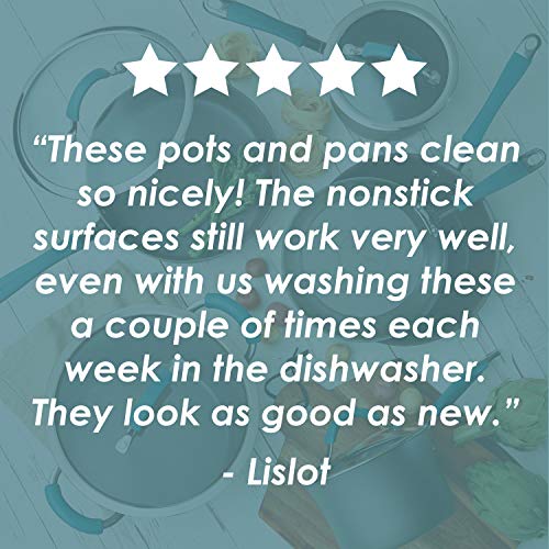 image for Rachael Ray Cucina Hard Anodized Nonstick Cookware Pots and Pans Set, 