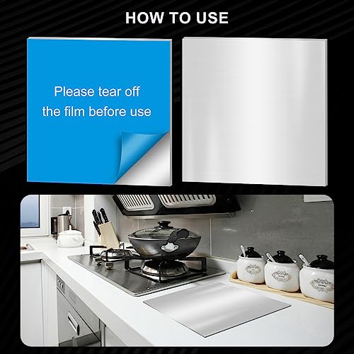 Image of 2PACK 4 x 4 x 1 /16 Inch 304 Stainless Steel Sheets - 1 /16 inch Thickness Stainless Steel Shim Plates Metal Sheets for Kitchen DIY Craft Making (100 x 100 x 1.5 mm)