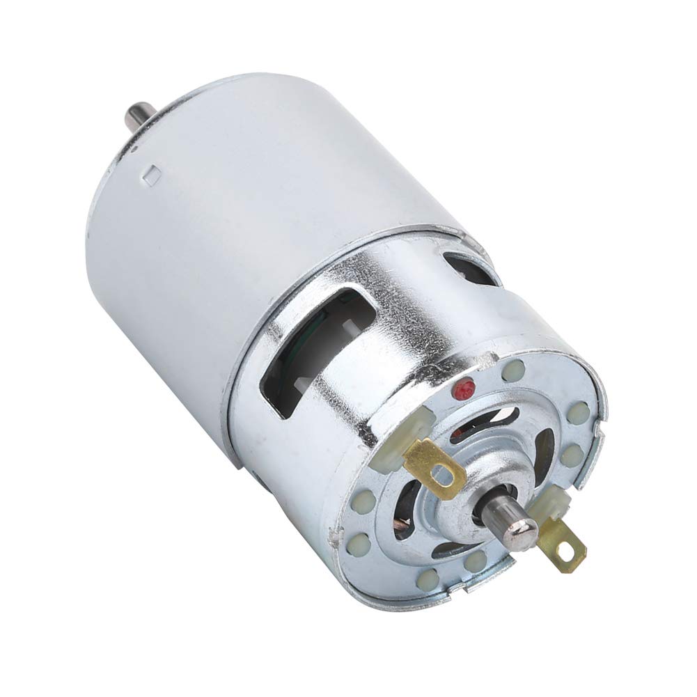 775 Motor, Double Ball Bearings, high, high Speed. Metal case, Anti DC 12, 24V Motor, for Electric Scooter, Motorcycle, Bicycle Kit. Low Power Supply not Smooth Rotating.