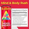 RAVE Mood Energy Drink is Mind Blowingly Different. With Mood-Boosting Functional Mushrooms, Nootropics, Adaptogens & B Vitamins. Experience Mind & Body Rush! 225mg Caffeine - Electrolytes - Zero Calories - 6 Delicious Flavors - 12 fl oz 12 Pack