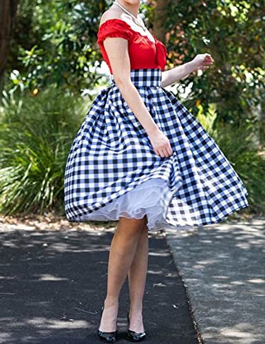Image of Bbonlinedress Women's 50s Petticoat Skirt Vintage Tutu Crinoline Underskirt 25 inch