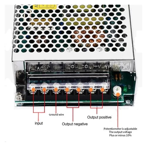 Bloc d'alimentation MS 12V 24V AC-DC pour ruban LED et automatisme - 3