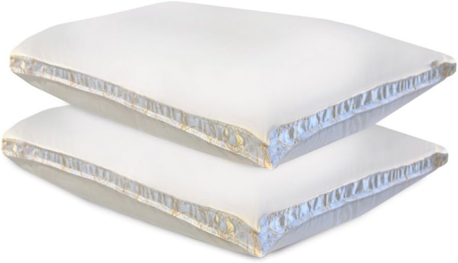 SensorPEDIC Density Medium Pillow Pair, White, Queen (Pack of 2)