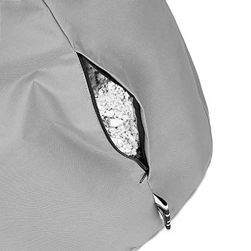 PATCH HOME Patchhome Gamer Kissen Lounge Kissen Sitzsack Sessel Sitzkissen Bean Bag + Würfel/ Hocker mit Reißverschluss… – Bild 3