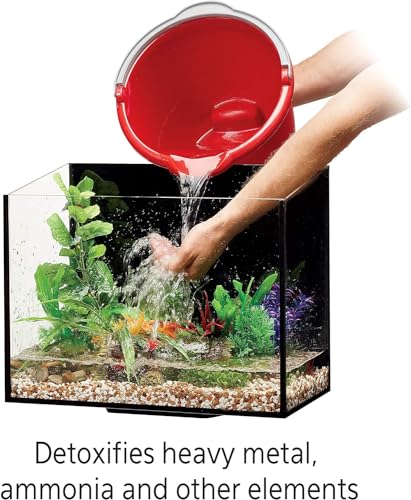 Image of Aqueon Aquarium Fish Tank Betta Bowl Plus Water Conditioner, 4 Ounce - Pack of 2
