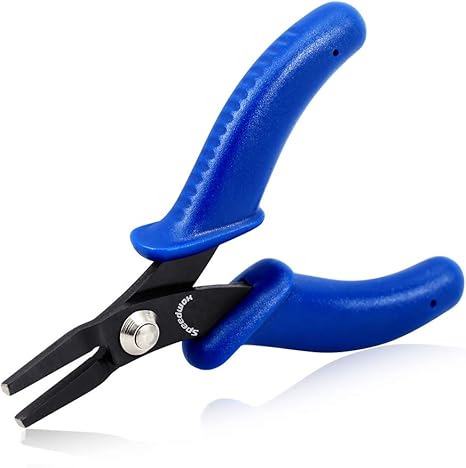 Amazon Co Jp Speedwox 平ヤットコ 平太やっとこ 先端太め ギザ無し 傷をつけずに加工 平ペンチ 滑りにくいグリップ 小型 100mm バネ付 ハンドメイド アクセサリー制作 ワイヤークラフト 手芸 ビーズ製作 針金細工 手作り工具 初心者 ホビー