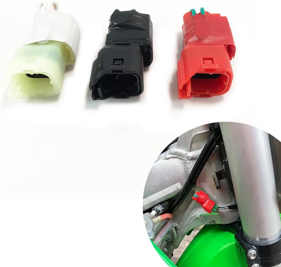 3 COLORS DFI Map Wire Lead Coupler For KAWASAKI KX250 KX250F KX250XC KX450 KX450F KX450SR KX450X WIRE-LEAD,MODE SELECT,BLACK WIRE-LEAD,MODE SELECT,WHITE CHASSIS ELECTRICAL EQUIPMENT