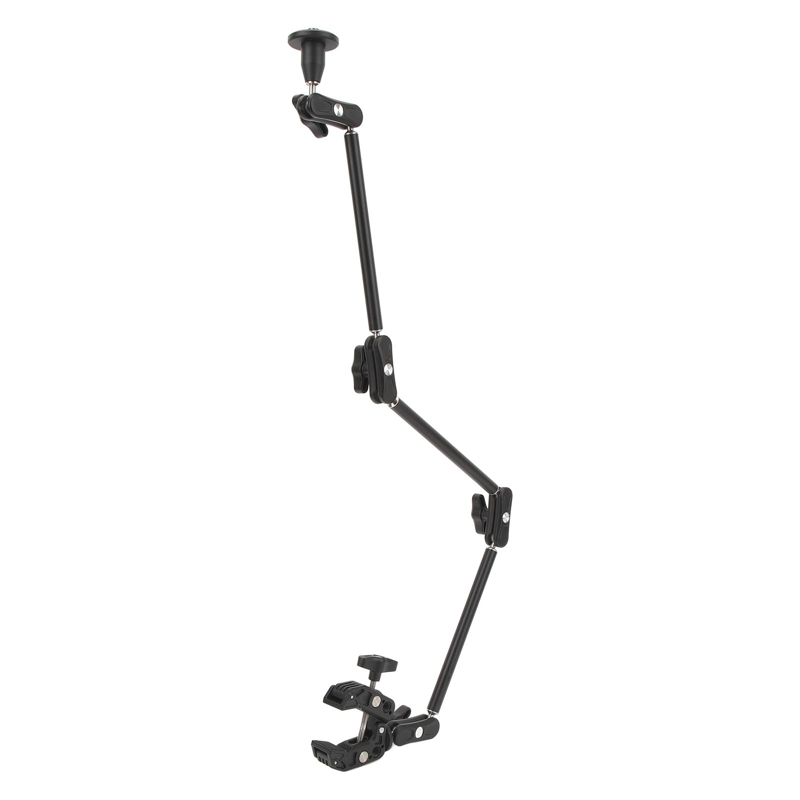 CHICIRIS Brazo Articulado, Brazo Mágico de Fricción Ajustable con Súper Abrazadera, Compatible con Rosca de 1/4 y 3/8, Almohadillas de Goma Antideslizantes, para Cámara DSLR, Luces LED,