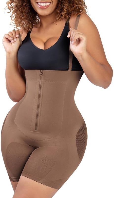 Popilush Fajas moldeadoras colombianas posparto Fajas moldeadoras para control de abdomen, levantador de glúteos, fajas moldeadoras de cuerpo