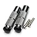 NEVERLAND 8mm CNC Aluminum Motorcycle Rearsets Rear Set Footrest Footpeg Foot Rest Peg Alloy Mountain Bike Bicycle Cycling Titanium(LWH: 3.94