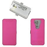 QiongniAN Custodia per LG LMG710EM G7 ThinQ Custodia Case Cover Pink