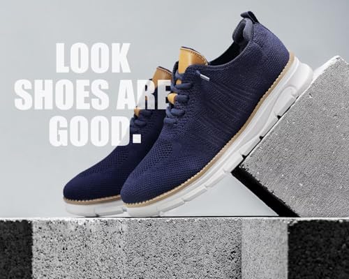 Mens Casual Oxfords Shoes Mesh Slip On Fashion Walking Dress Sneakers Work Lightweight Breathable Soft Sole4