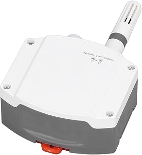 Jeanoko Thermometer Hygrometer, Temperature Humidity Transmitter 0~10V Analog High Accuracy Wall Mounted with Wall Plug for Greenhouse