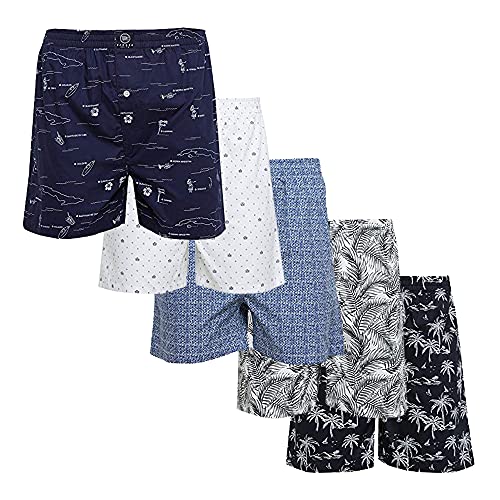 Badger Smith Boxers for Men - Men's Boxers Multi Pack 100% Cotton - Breathable, Flexible & Comfortable Men's Underwear Boxer Briefs - Lightweight & Soft Boxer Shorts - For Tall, Medium & Short Men