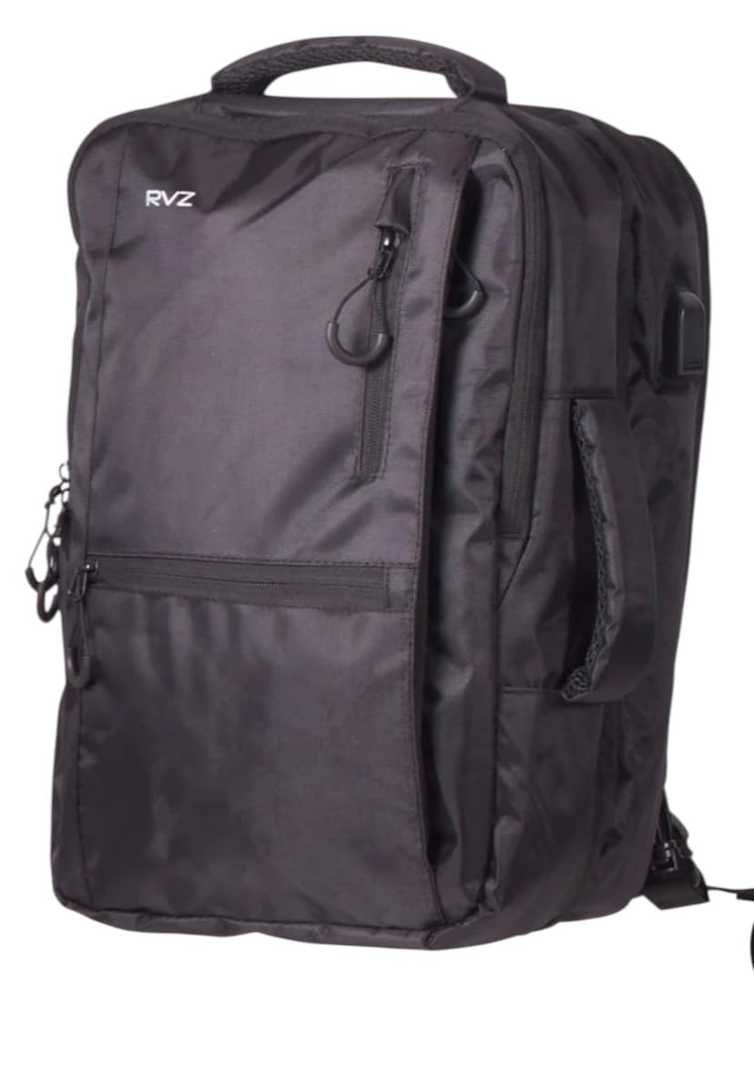 Zaino borsongino Underseat materiale Waterproof RAVIZZONI 40x20x25 20Lt. Porta USB (Nero)
