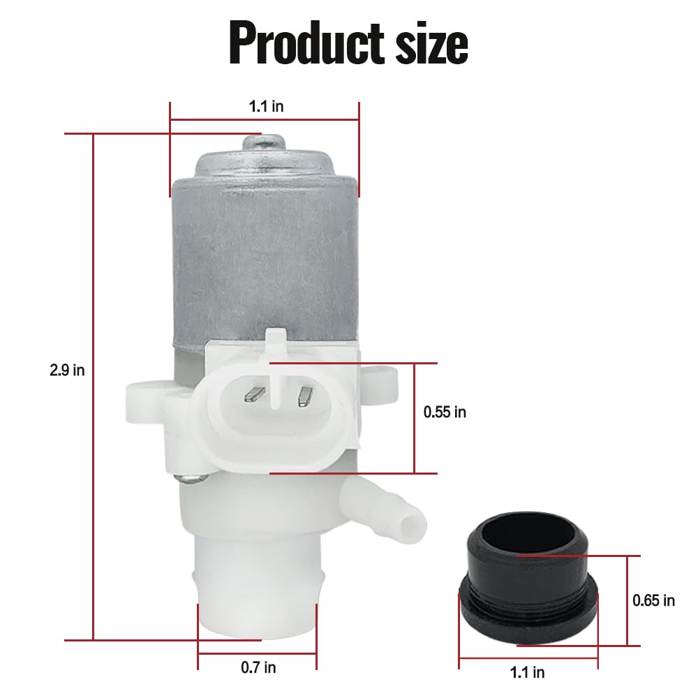 Amazon.com: Truck Windshield Wiper Washer Fluid Pump Replace