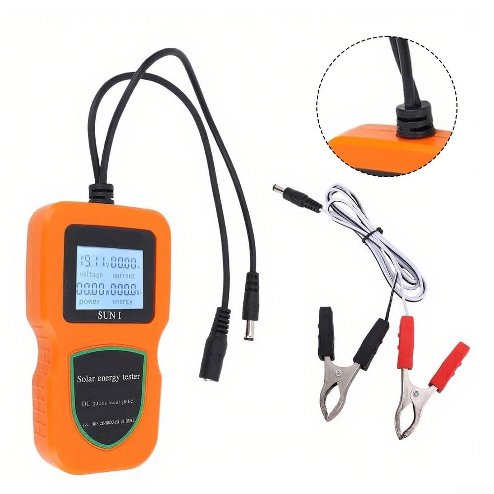 Multimetro tester per pannello solare, 0-20 A, display LCD (300 W)