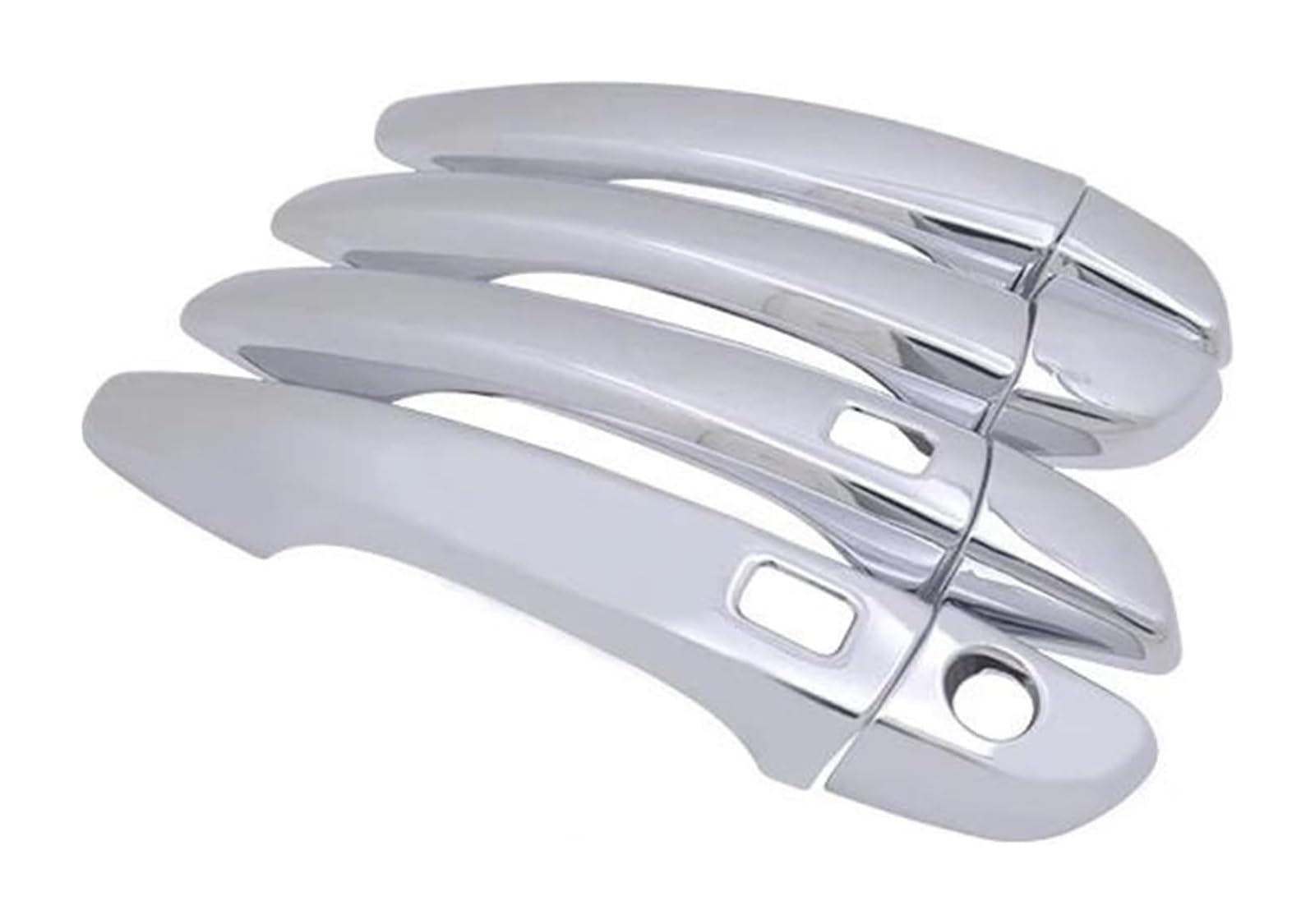 Hckclmbmzw Style1 For Peugeot For Rifter For Partner 2018 2019 2020 Protective Trim Set Of 4Door Parts Sticker Chrome Car Door Handle Cover Door Handle Cover(Style1)