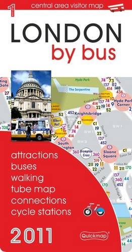London By Bus 2011 Attractions Buses Walking Tube Map Connections ...