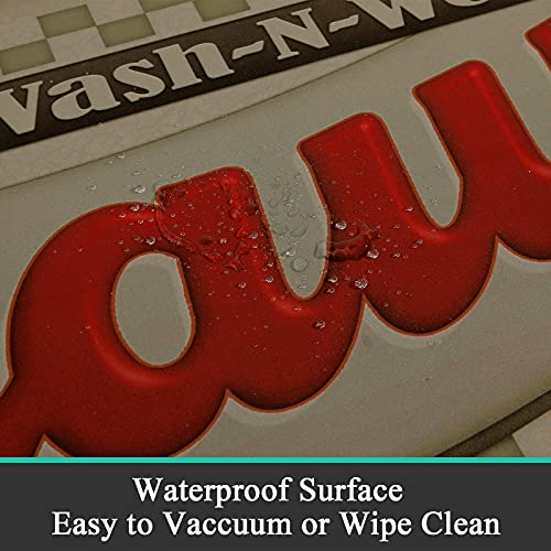 Image of Pauwer Laundry Room Rug Runner 20 inchx48 inch, Non Slip Waterproof Laundry Mat