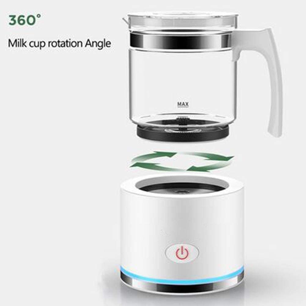 Latte Elettrico Tavolo e Vapore - Steamer in Acciaio Inox con Funzione di Schiuma Calda e Fredda, Produttore di Schiuma Automatica