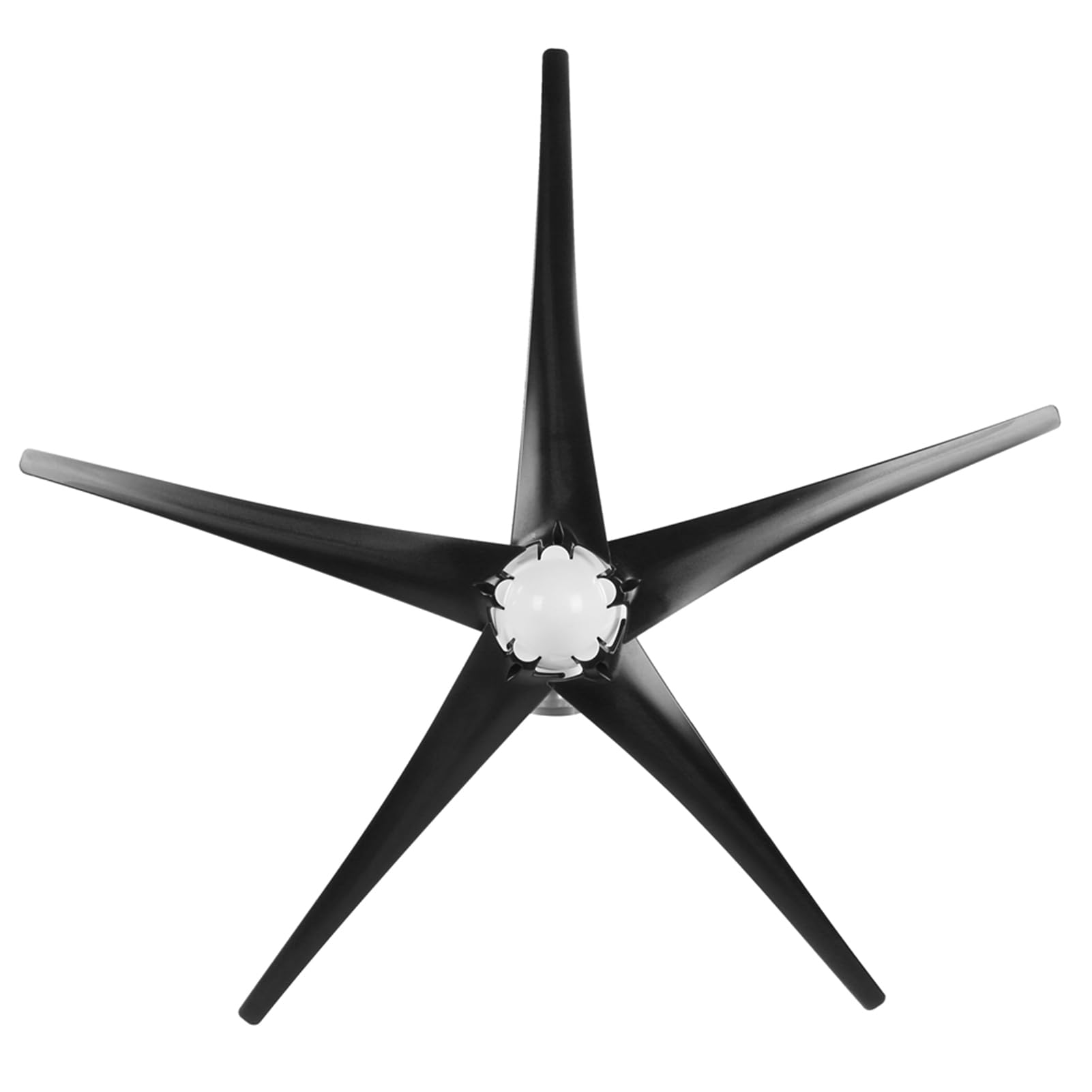 Fafeicy Generador De Molino De Viento Turbinas Pequeñas De 5 Palas Baja Vibración, Equipo De Energía Industrial De 800 W para Barcos Terrazas Cabinas, Controlador Incluido (24V)