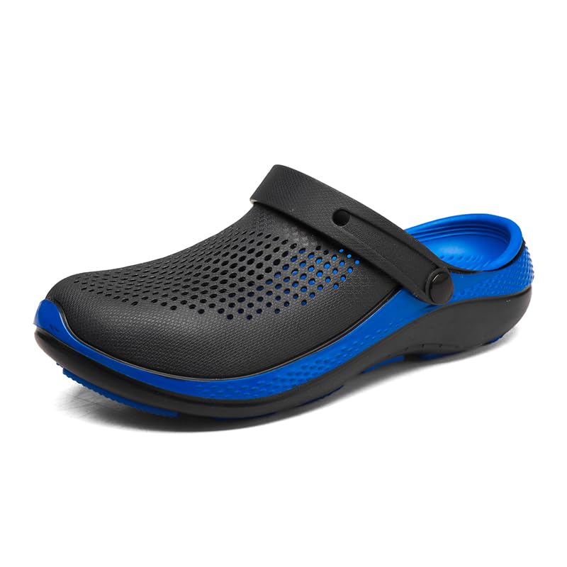 Image of Men's Clog Garden Shoes Adult Mule Outdoor Sports Sandals Summer Water Beach Shoes Casual Comfortable Fashion Breathable Slippers Lightweight