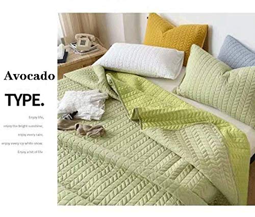 WWQQ Modernas Colcha Cama 245 * 250CM Blanca Verano Bouti Cubrecama Sobrecama Gris Cubrecama Fina Suave, CóModo, Adecuado para Dormir Desnudo. (Color : E, Size : 245 * 270cm)