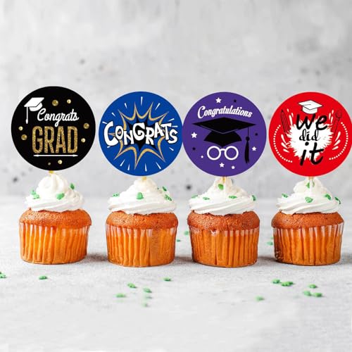 image for SAMIQU Class of 2024 Graduation Stickers,300 PCS Congratulations Gradu