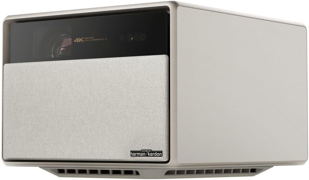 XGIMI Horizon Ultra Videoprojecteur 4K Dolby Vision, Dual Light, ISA 3.0, 2300 Lumens ISO, Android TV 11, Haut-Parleurs 2x12w Harman Kardon, Zoom Optique, Cinéma Domestique, Wi-FI et Bluetooth | Dual Light, 2300 ISO, ISA 3.0, zoom optique, Harman Kardon 2