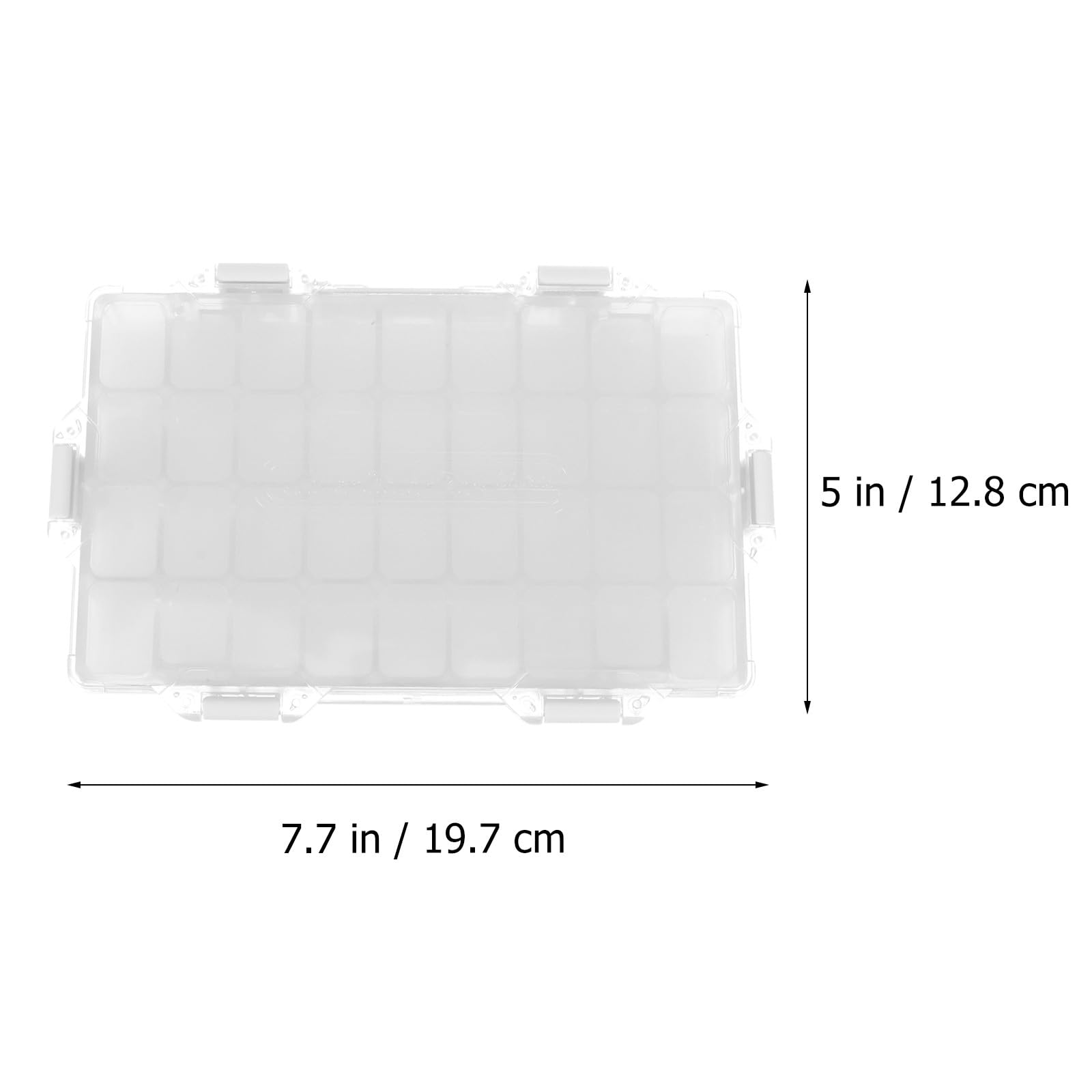 Boîte à Aquarelle 36 Cases en Abs Plaque de Fixation de Couleur, Hermétique et Étanche, Plateau à Pigments pour Mélange, Rangement Peinture, Artistes et Étudiants