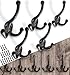 Black Cast Iron Wall Hook - Small