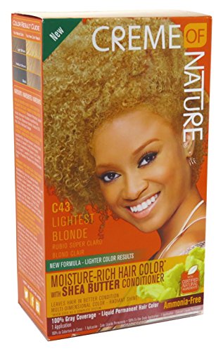 Creme Of Nature Color C43 Lightest Blonde Kit (3 Pack)