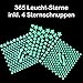 Produktbild Louis-Michel Leuchtsterne selbstklebend Kinderzimmer, 365 hochwertige Sterne, Aufkleber, Sticker zum kleben auf Wand oder Decke