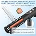 hygger Ceramic Submersible Aquarium Heater, New Explosion-Proof Fish Tank Water Heater with External Temp Controller Auto Thermostat Heater for Saltwater Freshwater (500W for 60~120 Gallon)