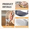 2026 New Garlic Press 304 Stainless Steel, Garlic Press Rocker Set Kitchen Gadgets Garlic Mincer Garlic Crusher, Heavy Duty Mincer Tool Garlic Chopper Garlic Presser Mincer #5