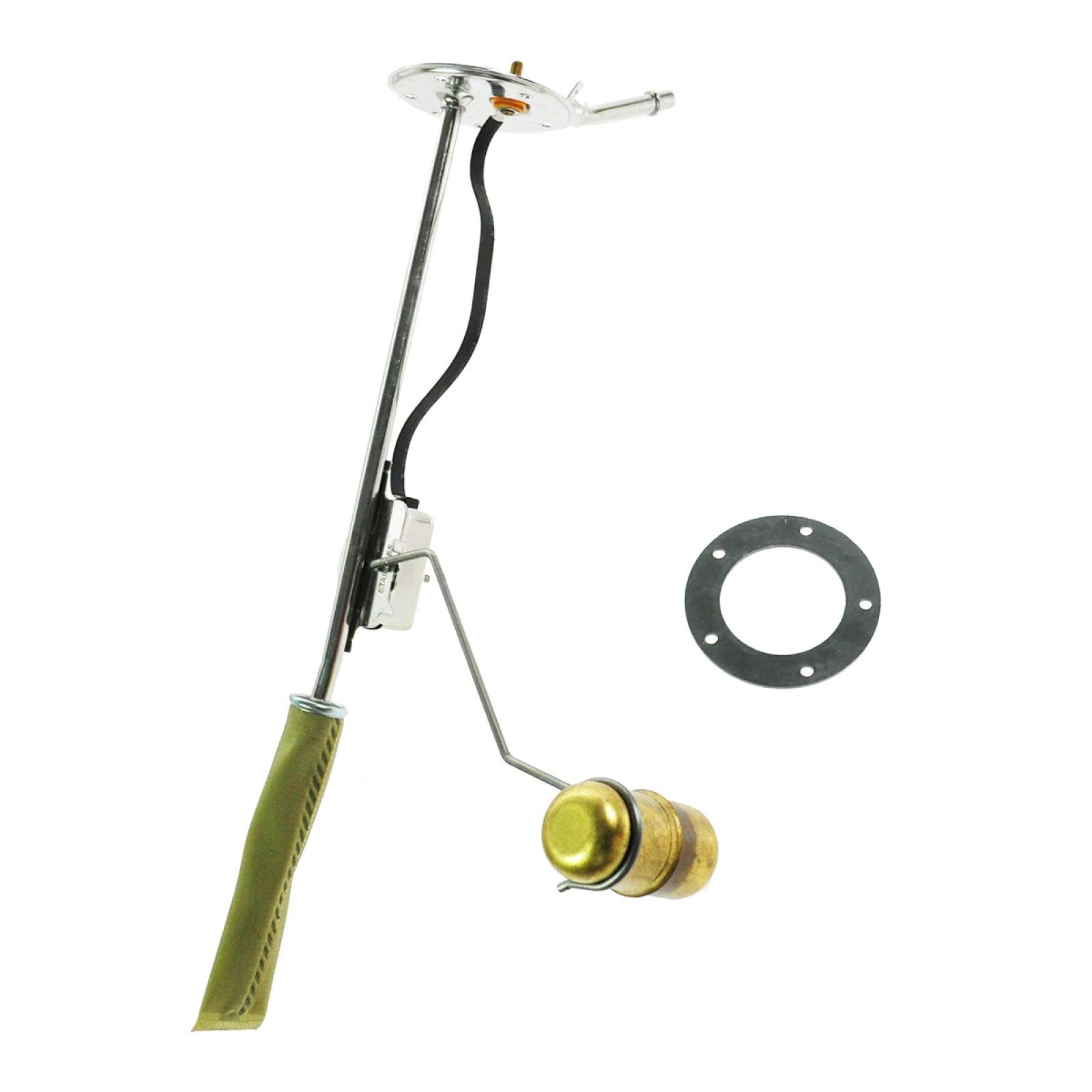 TRQStainless Steel Gas Tank Fuel Sending Unit 5/16" Feed Compatible with 58-60 Chevy