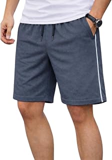ESSENZO Men's Regular Fit Shorts with Two Side Zip Pocket, Drawstring Waist, Piping Detail Price In India