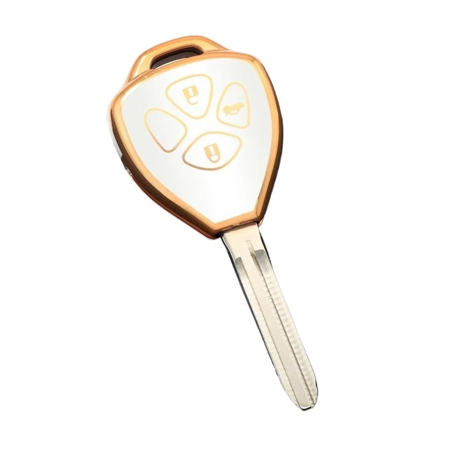 Carcasa para llave de coche con tres botones de alta resistencia 4