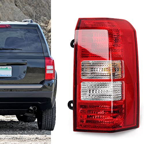 FIONE for Jeep Patriot Taillight Assembly 2008-2017 Stop Indicator Light Brake Rare Lamp Replacement Right Passenger Side RH 5160364AG
