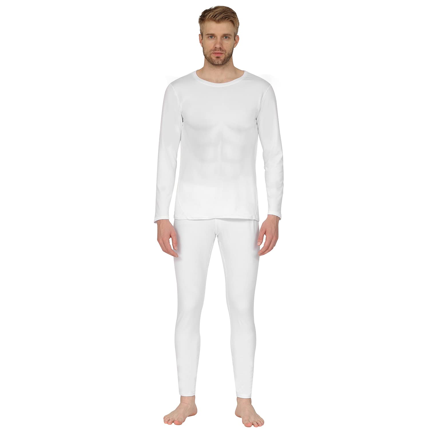 HEROBIKER Long Johns Thermal Underwear for Men Skiing Winter Warm Hunting Gear Fleece Lined Base Layer Set Top Bottom