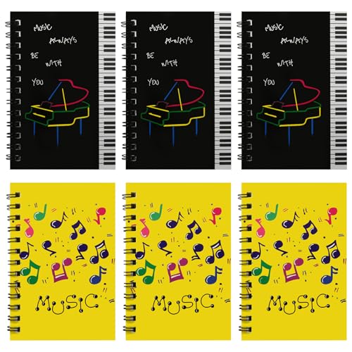 Carnet de notes musique de poche pour noter vos idées au bureau et en classe
