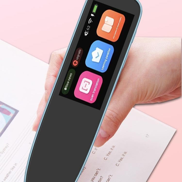 Image of Smart Reading Pen - Universal English Scanning, Multifunctional Student Translation & Dictionary Pen (Pink)