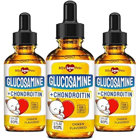 Cat Joint Supplement ✿ Cat Glucosamine ✿ Glucosamine Chondroitin MSM ✿ Joint Supplement for Cats ✿ Glucosamine for Cats ✿ Glucosamine Chondroitin for Cats ✿ Cat Hip and Joint Supplements ✿ 3 Packs Cover