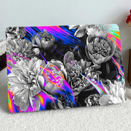 Image of NoWorries 14inch /15.6inch Laptop Skin ''Customizable'' Easy to Apply Gray Back Skin for All Laptops (Theme - Graffiti) (Scratch & Dustproop) Gray Back Material Bubble Free Laptop Skins