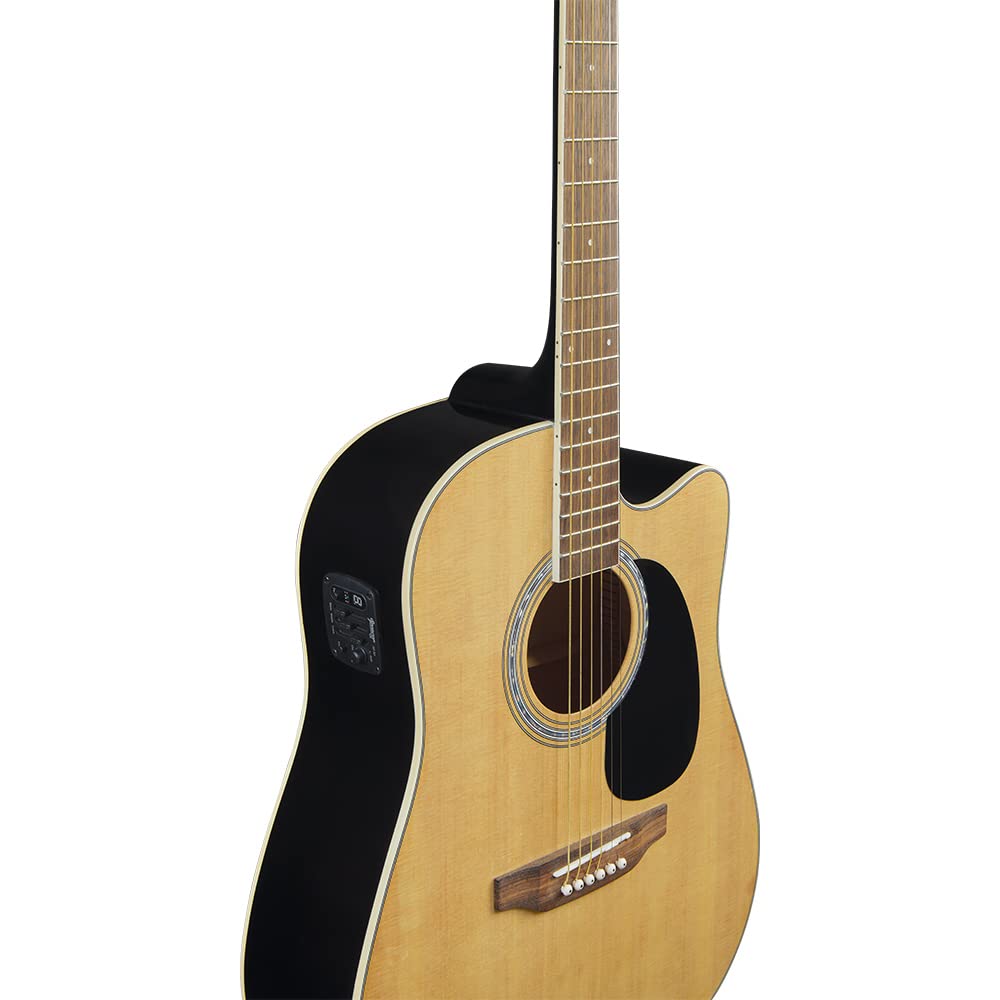 SPENCER BY EKO SA-10 CE Natural – Chitarra Acustica Elettrificata Cutaway top Abete fasce e fondo Tiglio manico Okoumè tastiera Roupanà