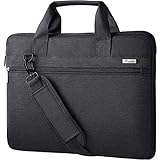 Voova パソコンケース17 17.3 インチ 360°保護 衝撃吸収 PCケース ノートパソコン ケース 防水 パソコンバッグ ショルダーストラップ付き PC バッグ パソコンカバー パソコンけーす通勤 通学 パソコン ビジネス 手提げカバン 男女兼用 コンピューターバッグ 17-18" Macbook/HP/Dell/Lenovo/富士通/東芝 に対応可能 电脑鞄 多機能 （ブラック）