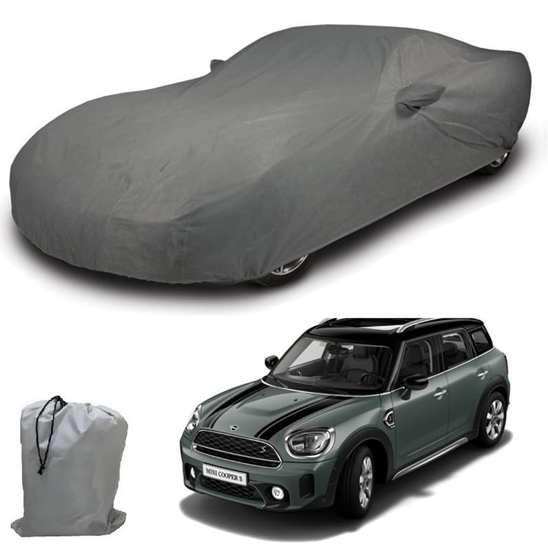 Image of ARCUATE Triple Layer Custom fit Car Body Cover for Mini Countryman New |Top Layer Dustrproof | Middle Layer Waterproof | Bottom Layer Scratch Protection | Outdoor Indoor Fabric